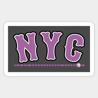 METS CITY CONNECT STYLE NYC Magnet